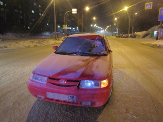 20-летний водитель «Лады» сбил пешехода на «зебре» в Ижевске