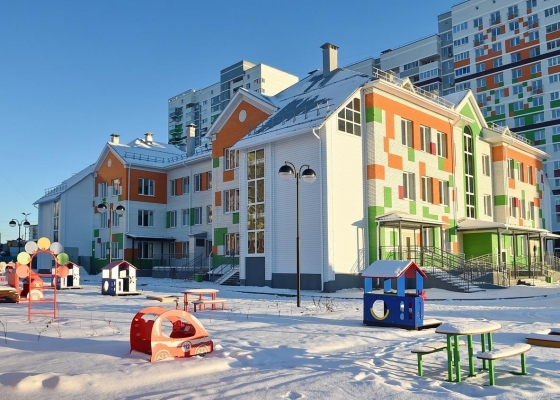 Строительство детского сада на улице Архитектора Берша в Ижевске завершили