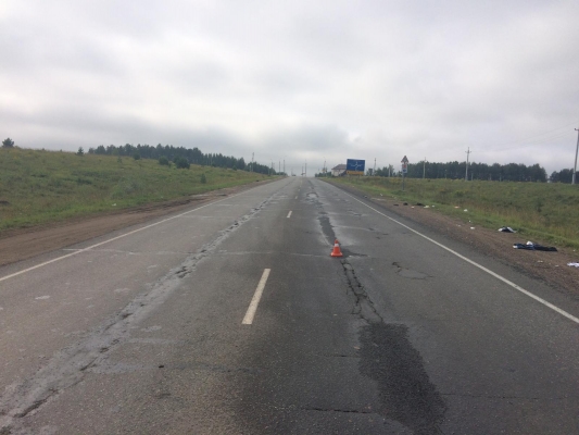 Иномарка насмерть сбила двух пешеходов по дороге к аэропорту в Ижевске