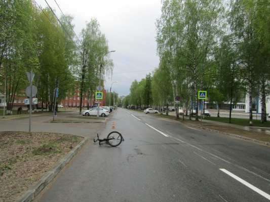 В Ижевске водитель  сбил 14-летнего велосипедиста