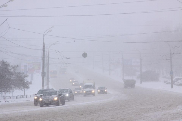 Снегопад и накаты на дорогах прогнозируют в Удмуртии 25 ноября