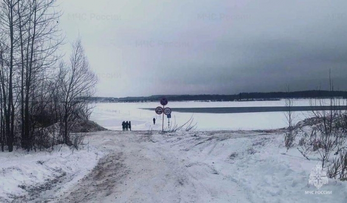В Удмуртии открыли ледовую переправу Борок - Сарапул