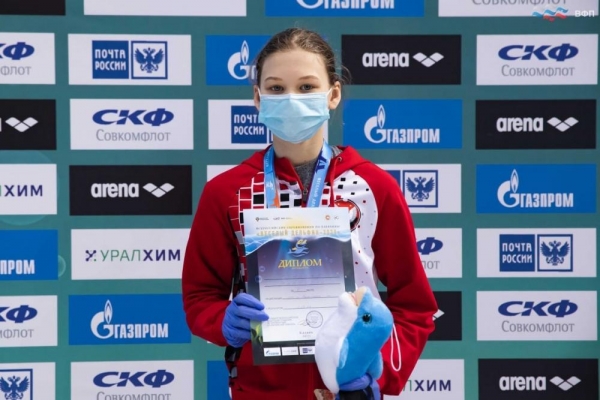 Юная пловчиха из Удмуртии стала первой на Всероссийских соревнованиях в Казани