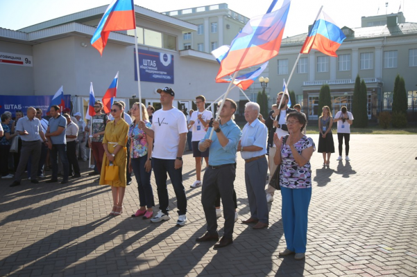 ​В Ижевске прошел митинг в поддержку российских военных, принимающих участие в специальной операции в ДНР и ЛНР