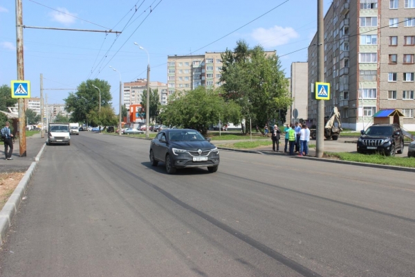 В Ижевске завершили ремонт трех участков дорог