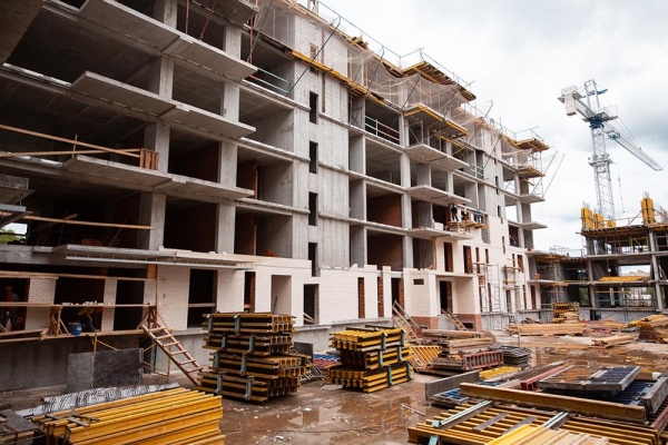 Строительство жилья в Удмуртии за 8 месяцев 2020 года снизилось на 17 процентов