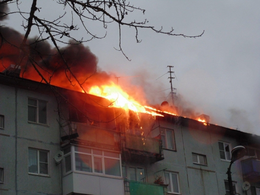 46-летний мужчина погиб при пожаре в Ижевске 