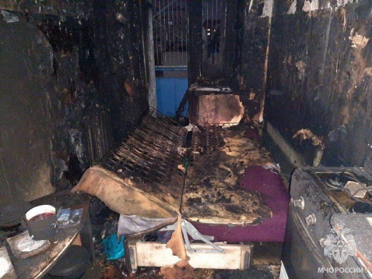 Мужчина погиб, а женщина пострадала в пожаре на улице Тимирязева в Ижевске