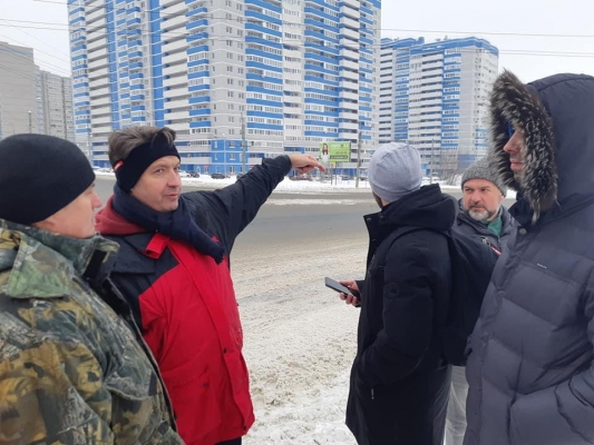 Глава Ижевска проинспектировал зимнюю уборку в Первомайском районе