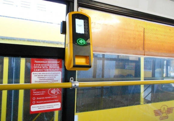 Терминал самообслуживания появился в одном из автобусов Ижевска