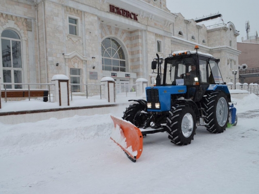 Объём вывезенного снега в Ижевском регионе ГЖД в ноябре превысил 16 тыс. кубометров