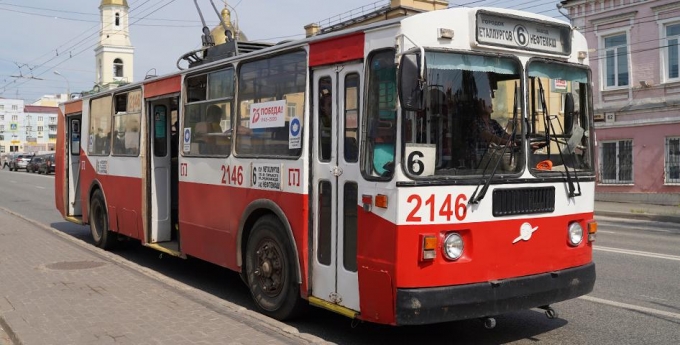 Троллейбус маршрута №6 в Ижевске будет курсировать по выходным дням