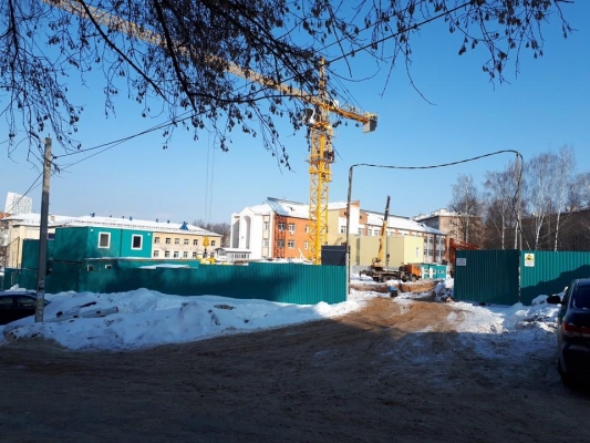 Рядом с Центральной площадью в Ижевске строят медицинский центр