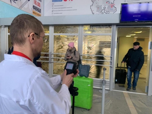 В аэропорту Ижевска усилили меры безопасности для профилактики вирусных инфекций