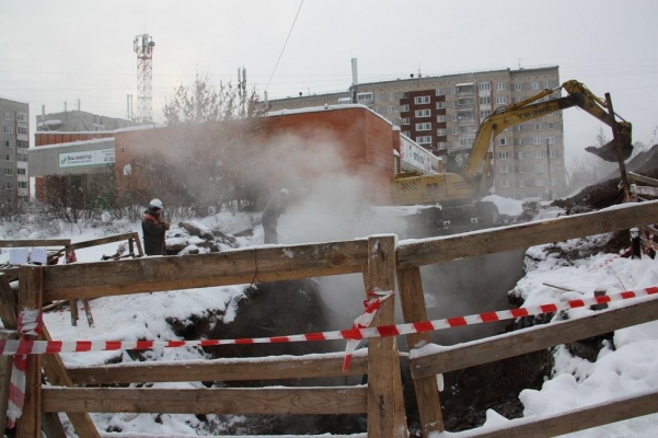 Ремонт теплосетей в районе ТЦ «Эльгрин» в Ижевске планируют завершить 26 января