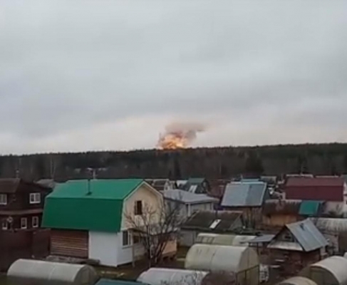 Видеозапись горения на заводе под Ижевском едва не вызвала панику в соцсетях 