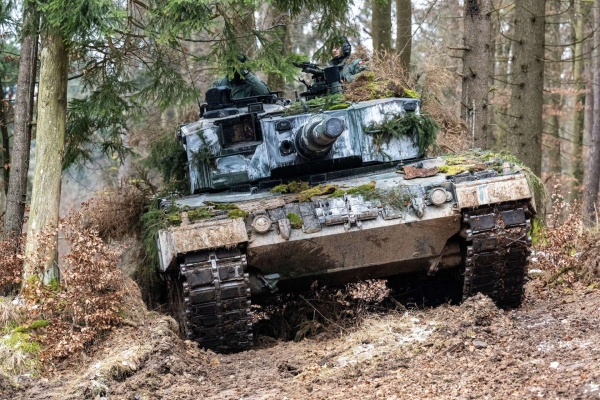 Немецкие танки «Леопард» уже воюют в Украине