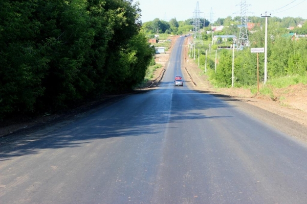 Две дороги отремонтировали в Завьяловском районе Удмуртии