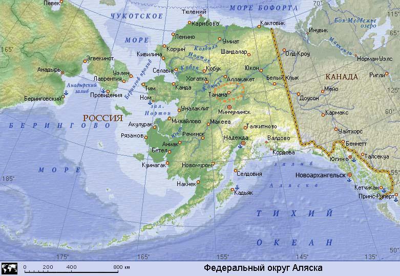 Между аляской. Граница России и Аляски на карте. Граница Канады Аляски и России на карте. Аляска Россия. Территория Аляски.