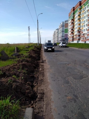 В Ижевске начали ремонтировать улицу Берша 