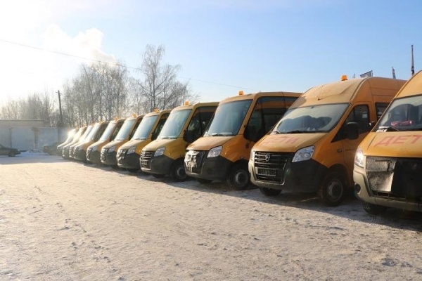 36 новых школьных автобусов получили районы Удмуртии