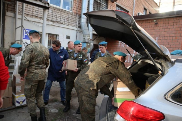 При содействии ОНФ российским десантникам – участникам спецоперации доставили гуманитарную помощь