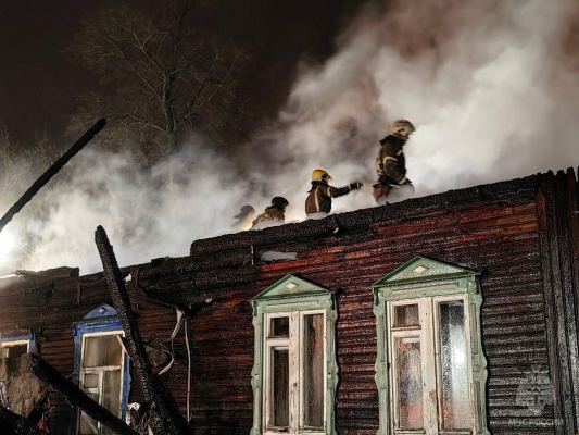 В Ижевске при пожаре погибли двое детей и один взрослый