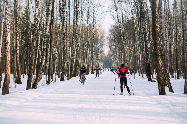 В ижевском парке Кирова открыли лыжный сезон