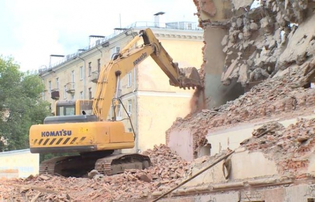 Часть здания Национальной библиотеки Удмуртии снесли в Ижевске