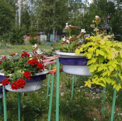 Победители городского конкурса «Из нас слагается Ижевск» украсили свои дворы