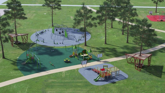 Площадка для выгула собак, места для отдыха и игровая зона появятся в Ленинском парке в Сарапуле