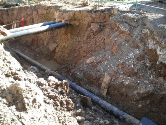 5 жилых домов и детский сад остались без воды в Ижевске из-за порыва трубопровода