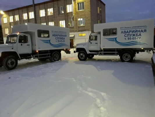 Семь домов остались без воды в Ижевске из-за аварии на водопроводе