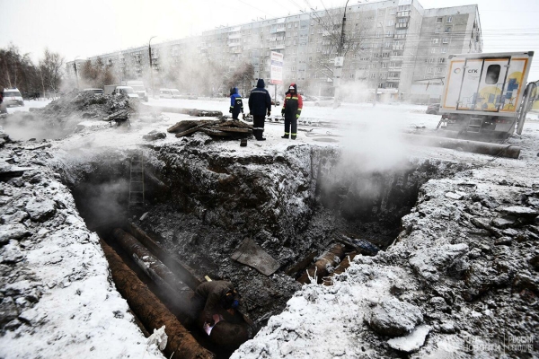 В Ленинском районе Ижевска 21 здание осталось без тепла и горячей воды 
