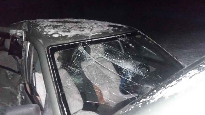 Неустановленный водитель устроил ДТП на трассе в Удмуртии и скрылся с места происшествия