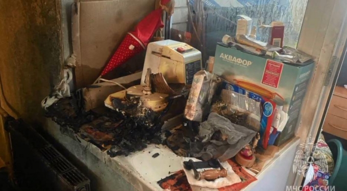 В Ижевске загорелась квартира из-за ремонта у соседей