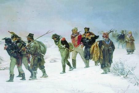 Есть повод: бегство армии Наполеона из России