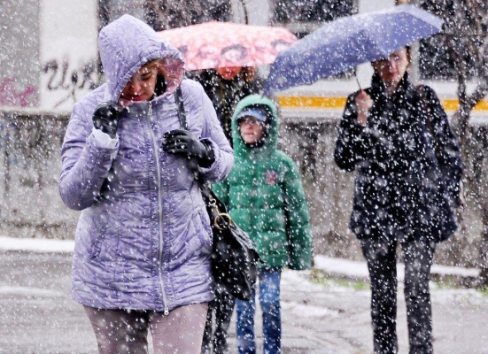 Порывистый ветер и дождь со снегом ожидаются в Удмуртии 31 марта