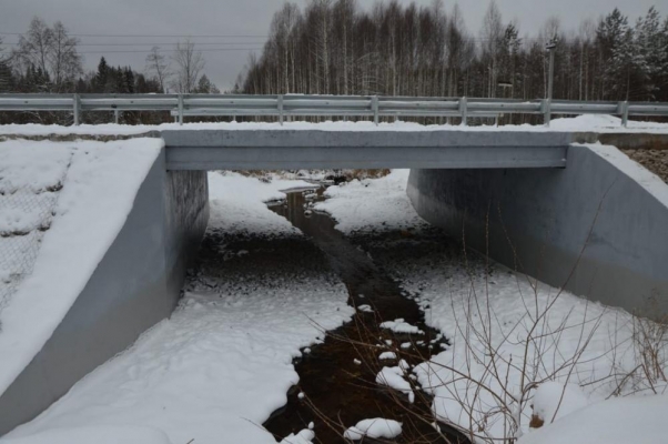В Удмуртии завершили ремонт моста через реку Кушвайка