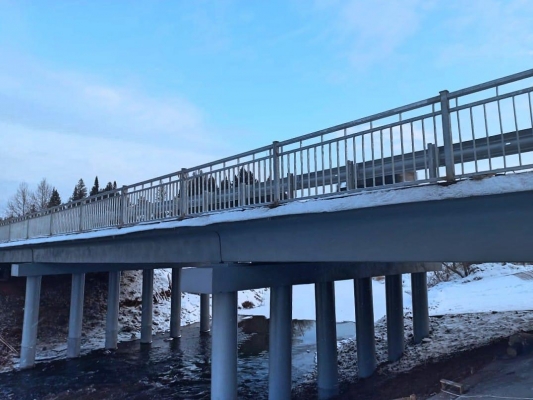 В Удмуртии завершён ремонт предаварийных мостов над реками Лекма и Армязь