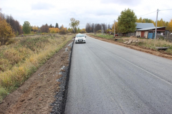 В Завьяловском районе Удмуртии отремонтировали дорогу к социальным объектам