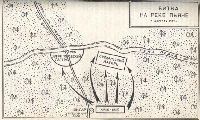 День в истории: поражение русских войск в битве с ордынцами на реке Пьяне