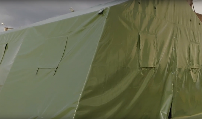 Компания Ижевска снабдит наших мобилизованных бойцов армейскими палатками 