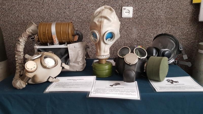 В пожарно-спасательном музее ГУ МЧС по Удмуртии открылась выставка 90-летия гражданской обороны