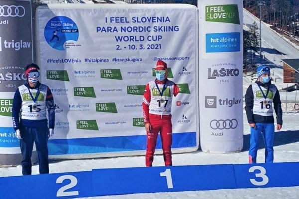 Паралимпийский лыжник из Удмуртии завоевал золото на Кубке мира