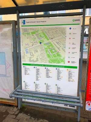 Карты с маршрутами общественного транспорта появились на остановках в Ижевске