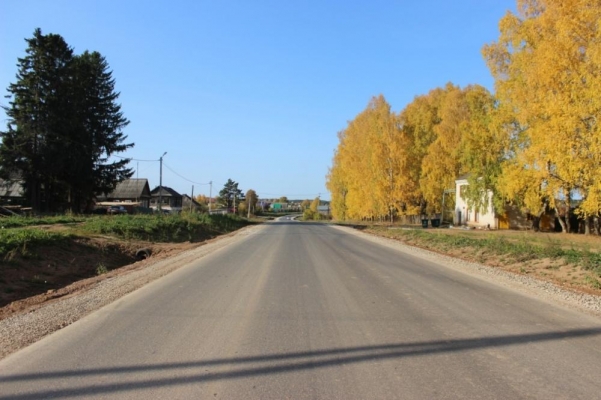 Ремонт участка автодороги «Якшур-Бодья - Красногорское» завершили в Удмуртии 