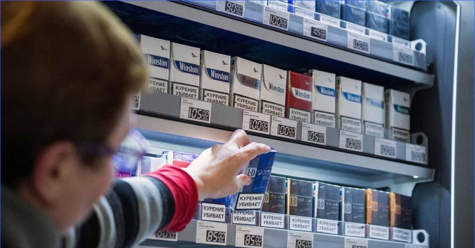 В России вступил в силу закон о единой минимальной цене на сигареты