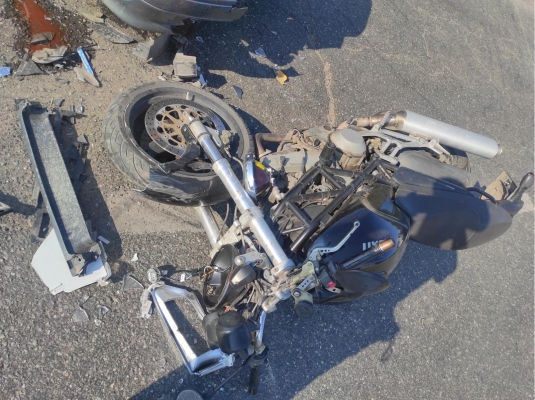 Молодой водитель сбил мотоциклиста на перекрестке дорог в Удмуртии