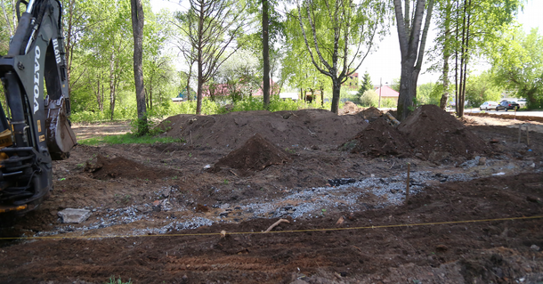 Человеческие останки обнаружили при благоустройстве Заречного сквера в Ижевске